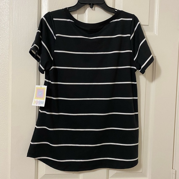 Lularoe Christy T - Black / White Stripe - Medium - Picture 6 of 6